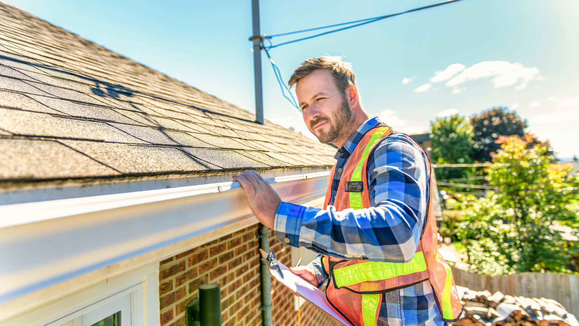 Roofing Contractor Spot Structural Damage During a Routine Inspection